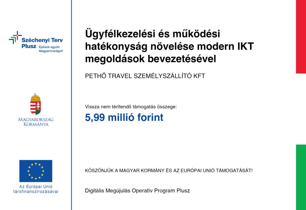 Digitális fejlesztés a Pethő Travelnél